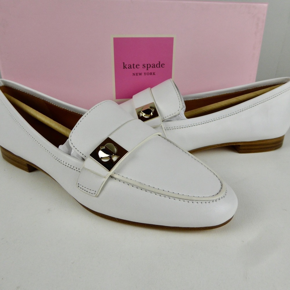 Kate Spade NY Catroux Leather Loafers Shoes NIB